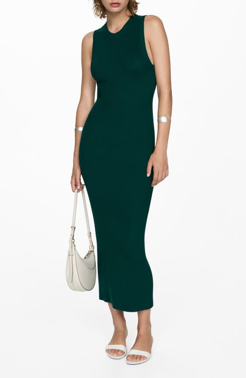 Sleeveless Maxi Sweater Dress