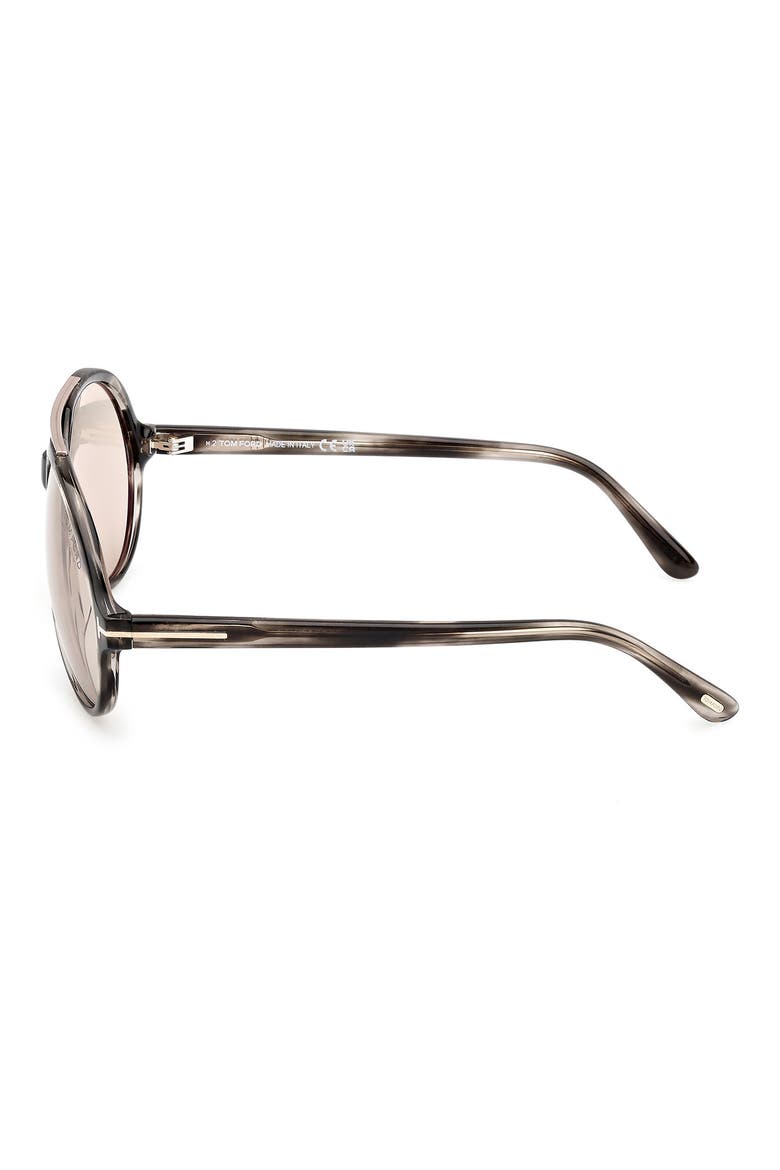 59mm Aviator Sunglasses, Alternate, color, HAVANA/ OTHER / BROWN