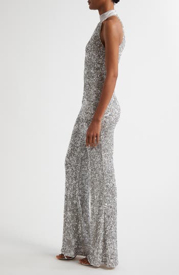 Alice and olivia sequin jumpsuit online