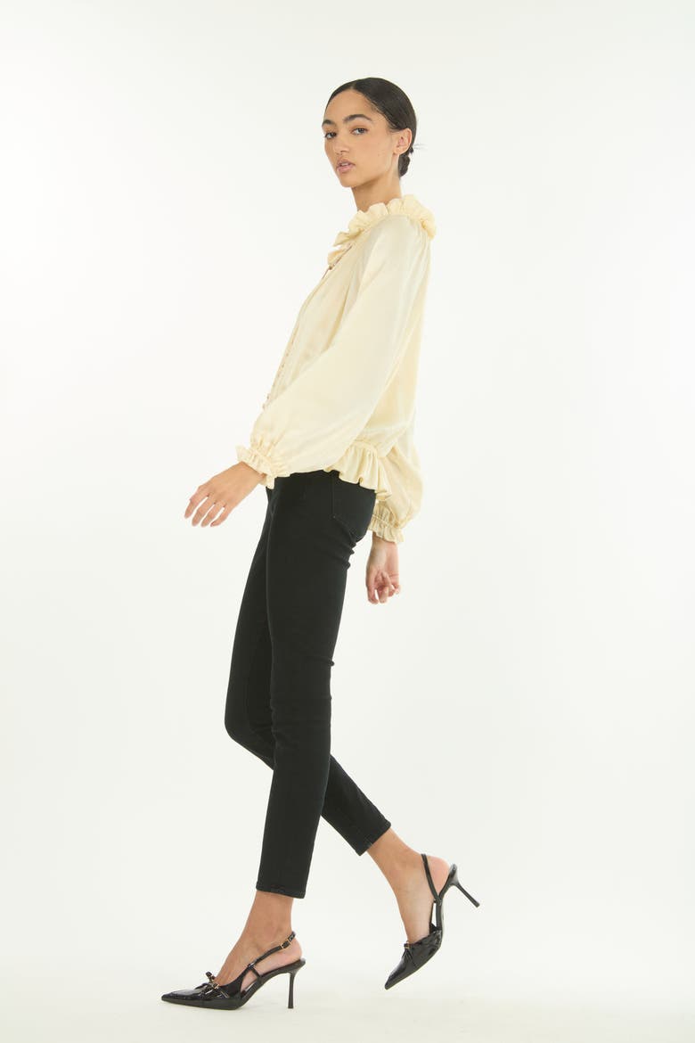 Romane Top, Alternate, color, Vintage Crème