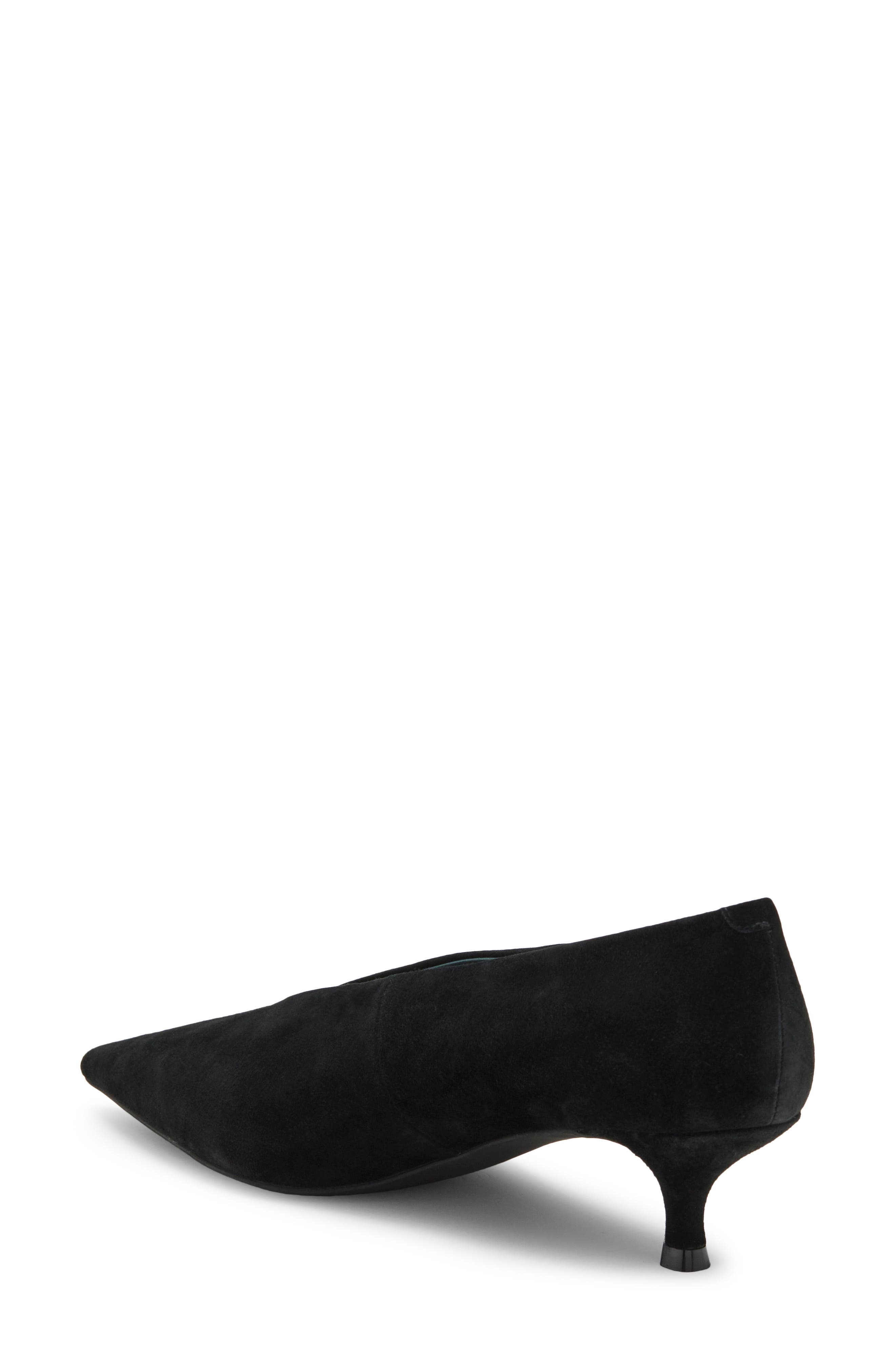 Ida-Mae Pointed Toe Pump, Alternate, color, BLACK SUEDE