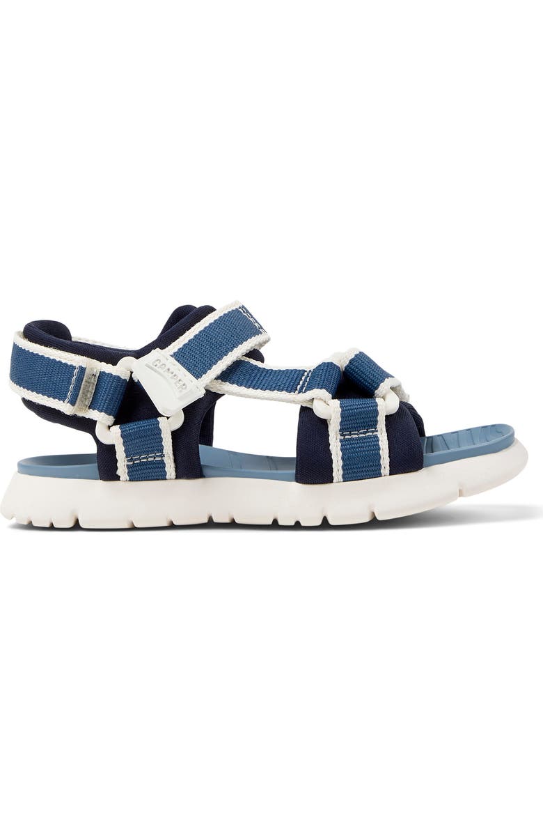 Camper Kids' Oruga Fisherman Sandal, Alternate, color, Blue Multi