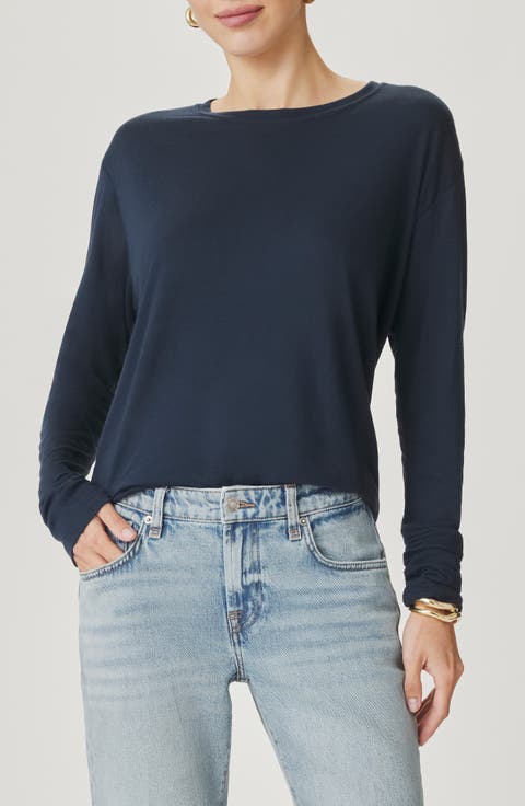 Lila Long Sleeve Cotton Top