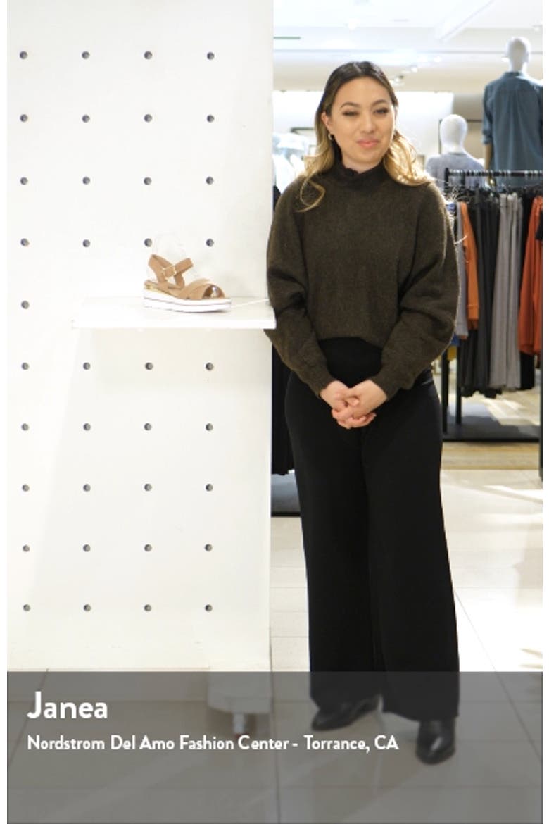Alma Platform Wedge Sandal video