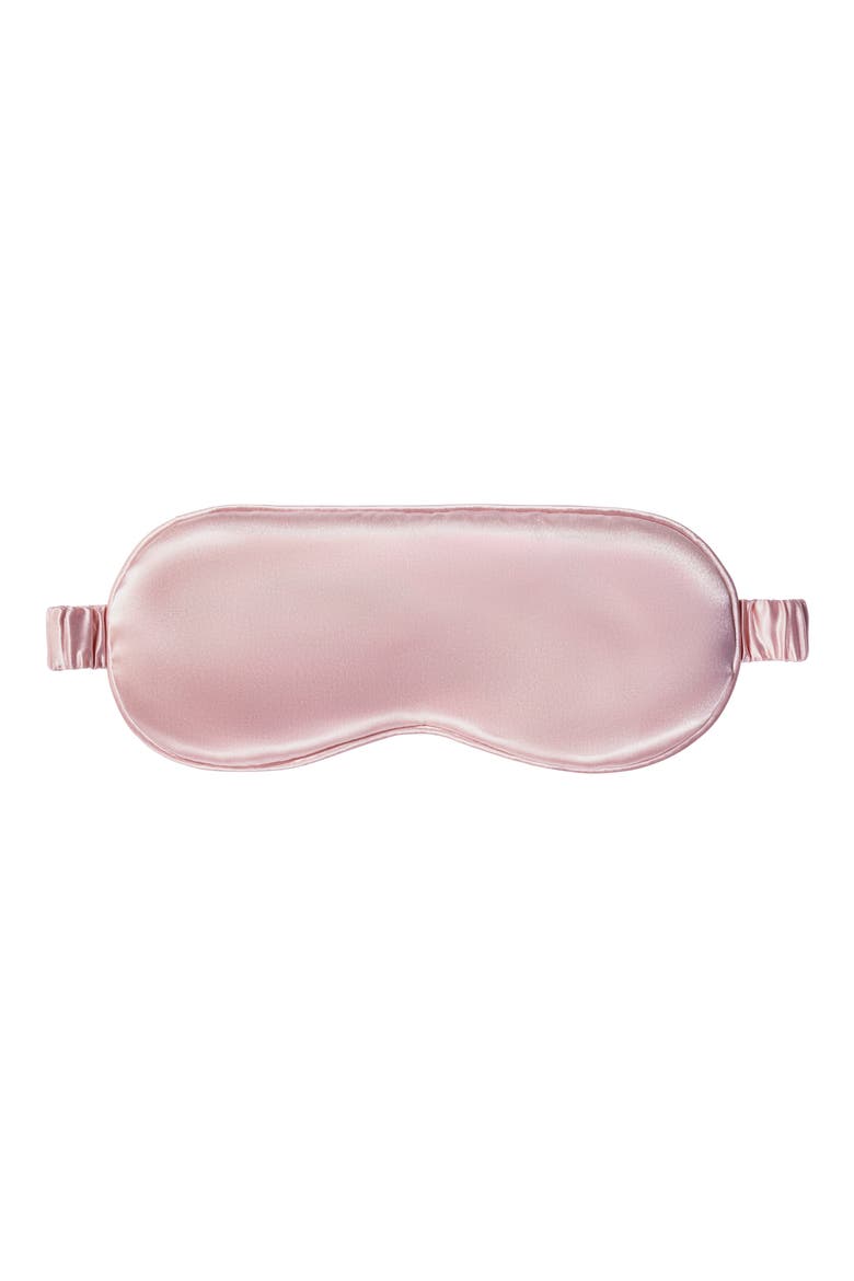 Pure Silk Sleep Mask, Alternate, color, PINK