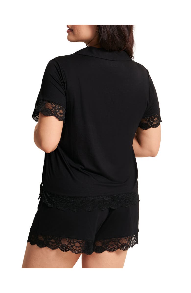 Adore Me Isa Short Pajama Set, Alternate, color, Black