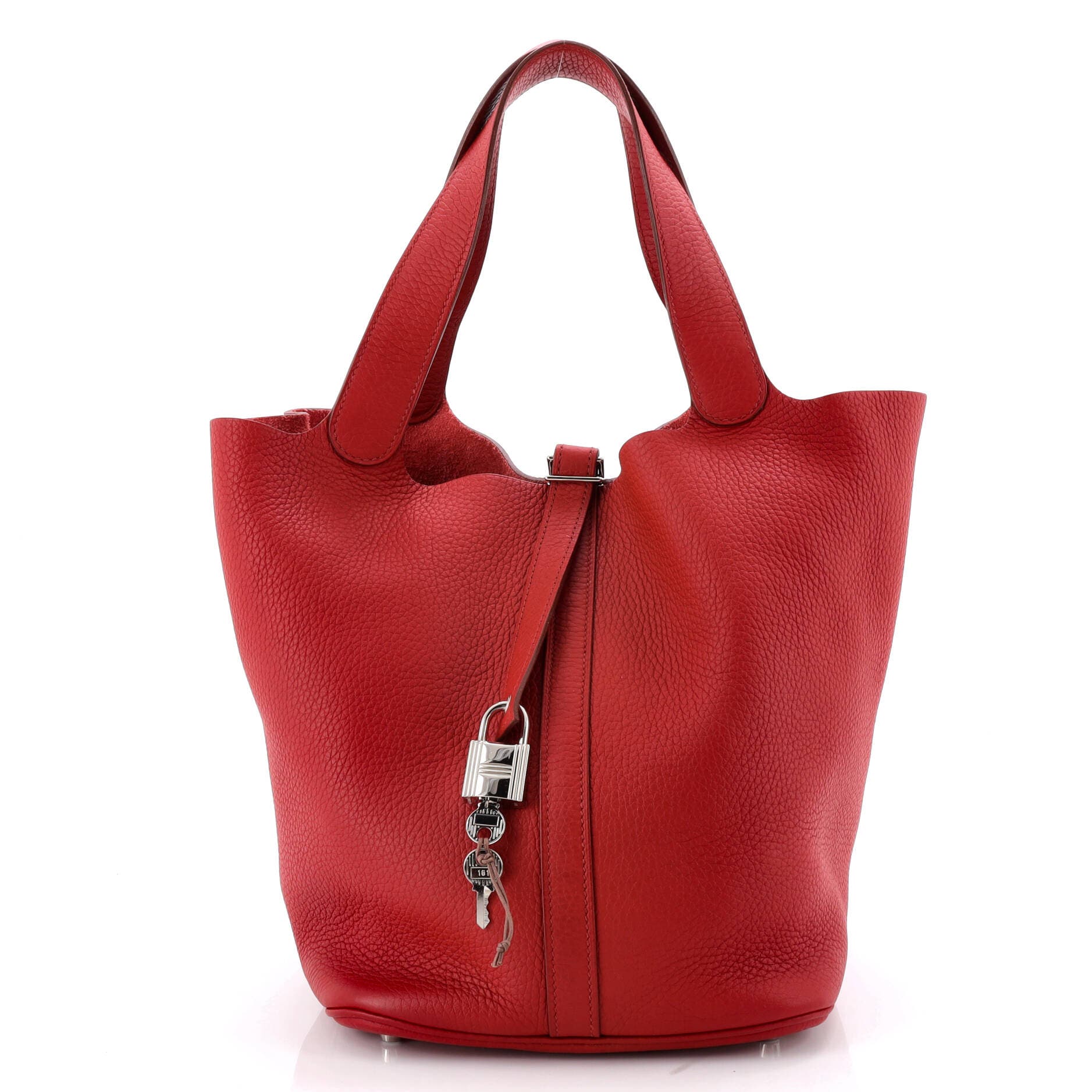 Pre-Owned Hermes Picotin Lock Bag Clemence MM, Main, color, 