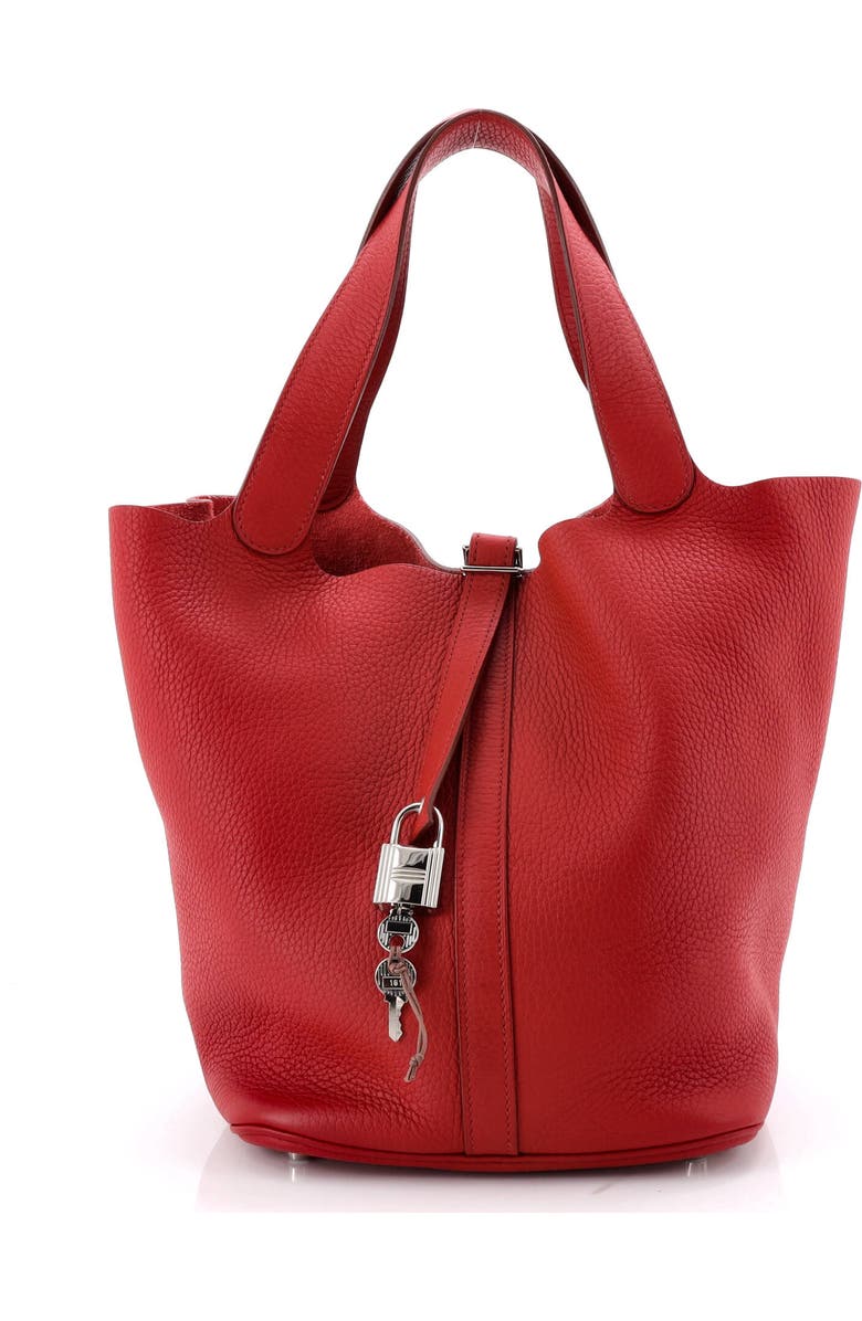 Pre-Owned Hermes Picotin Lock Bag Clemence MM, Main, color,