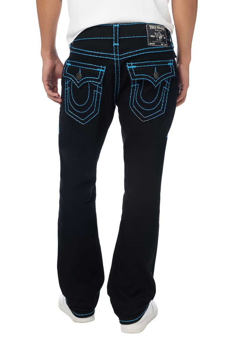 Ricky Super T Flap Straight Leg Jeans, Alternate, color, 2SB BLACK RINSE
