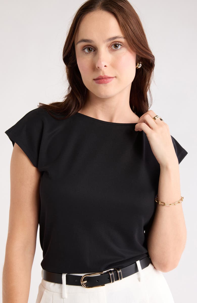 Cap Sleeve Modal Blend T-Shirt