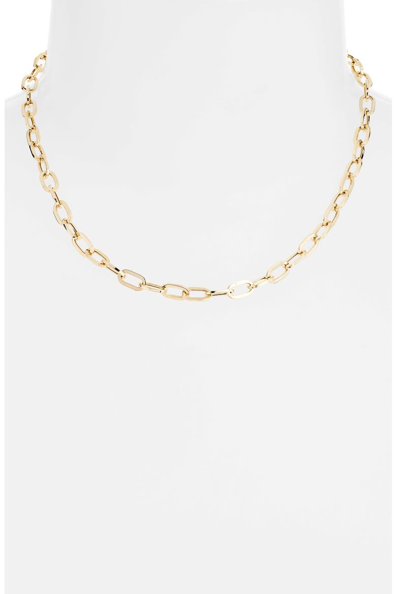 Jumbo Diamond Toggle Necklace, Alternate, color, YELLOW GOLD