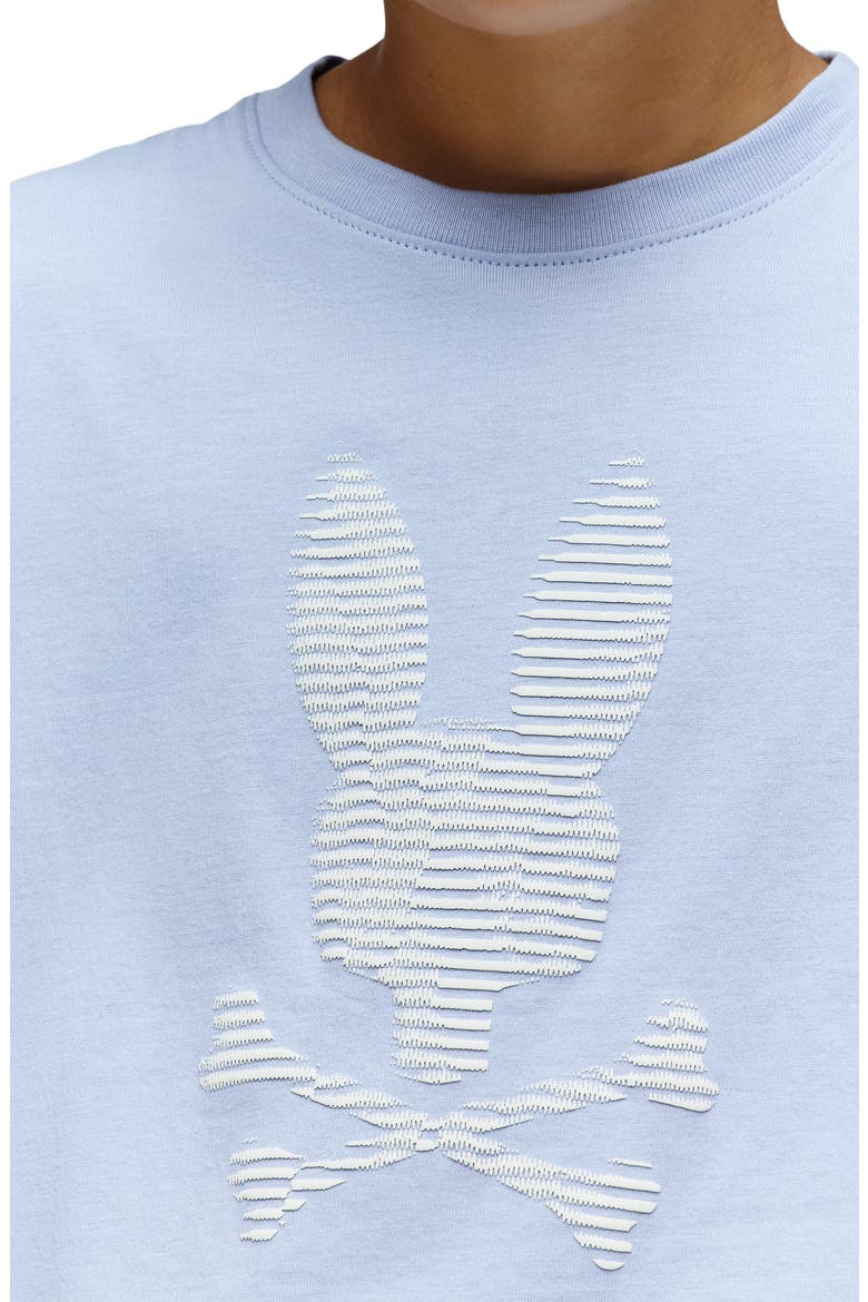 Kids' Grant Bunny Pima Cotton Graphic T-Shirt, Alternate, color, ZEN BLUE