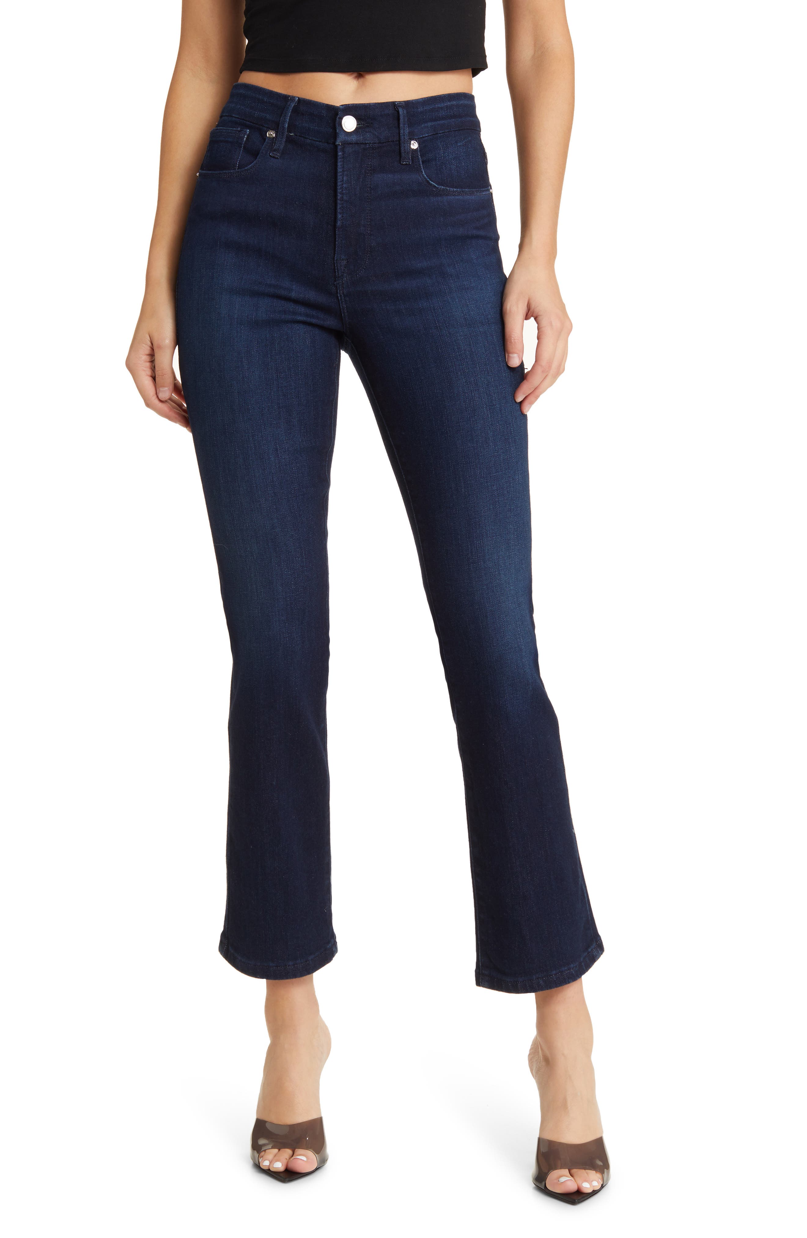 Good American Good Legs Straight Leg Jeans