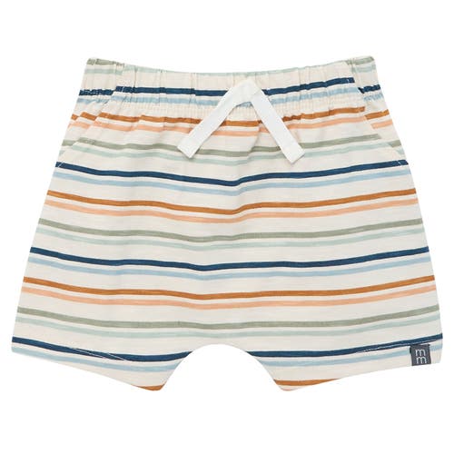 Modern Moments™ By Gerber Sleeveless Shirt And Shorts Set In Beige Stripe/md Teal