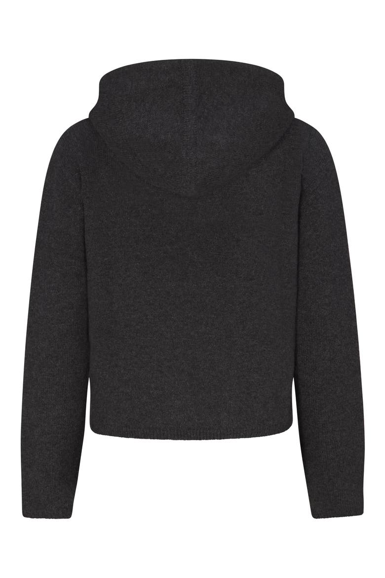 Marnie Cashmere Hoodie, Alternate, color, BLACK