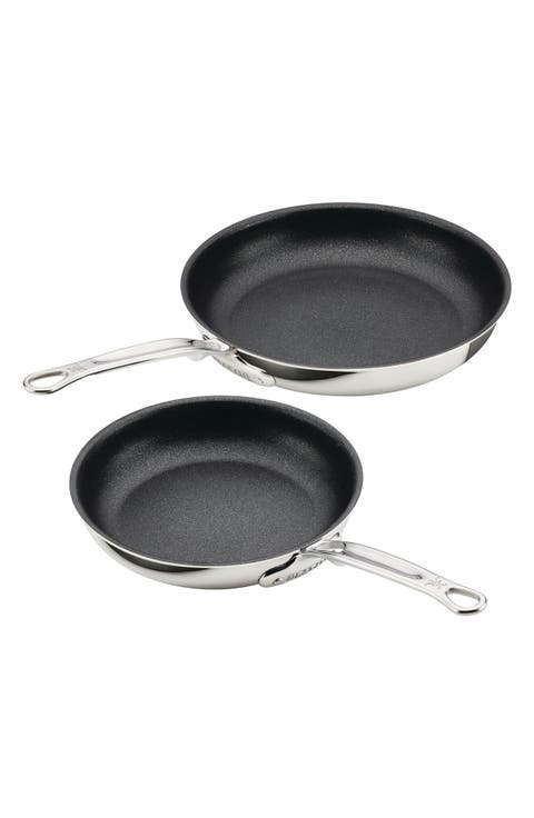 ProBond® Luxe 2-Piece Professional Clad Stainless Steel with TITUM® Nonstick Skillets