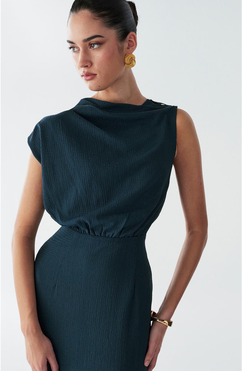 BWLDR Alias Midi Dress, Alternate, color, Teal