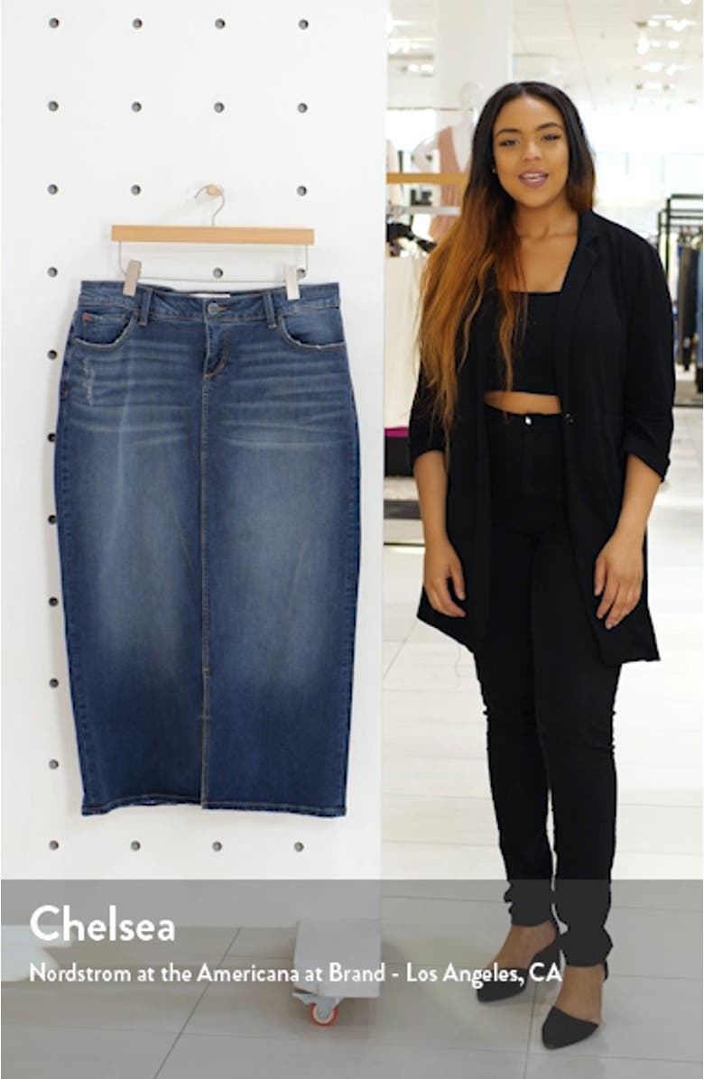 Long Denim Skirt, sales video thumbnail
