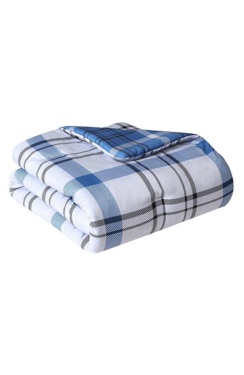 Perry Ellis Peri 7-Piece Queen Comforter Set, Alternate, color, Blue
