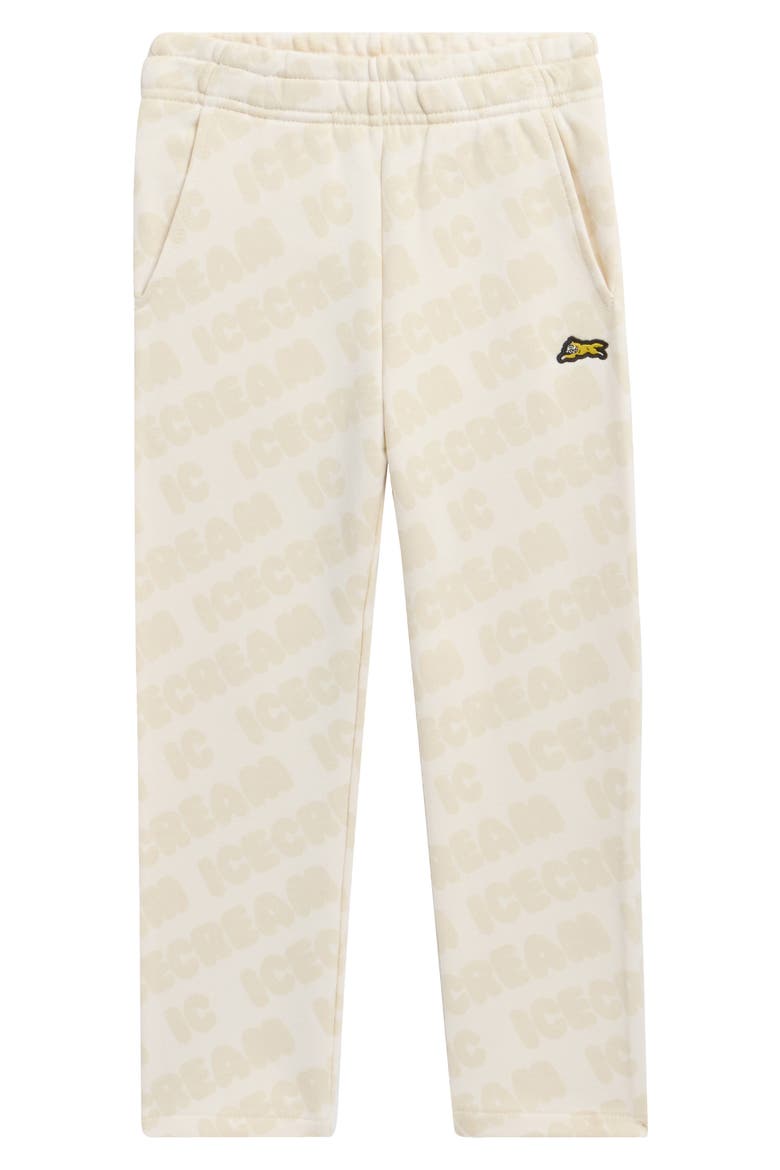 Kids' Angle Logo Sweatpants, Main, color, WHISPER WHITE