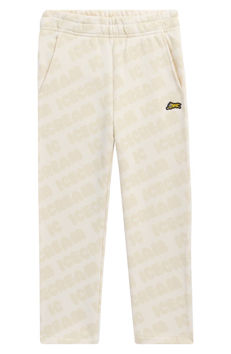 ICECREAM Kids' Angle Logo Sweatpants, Main, color, Whisper White