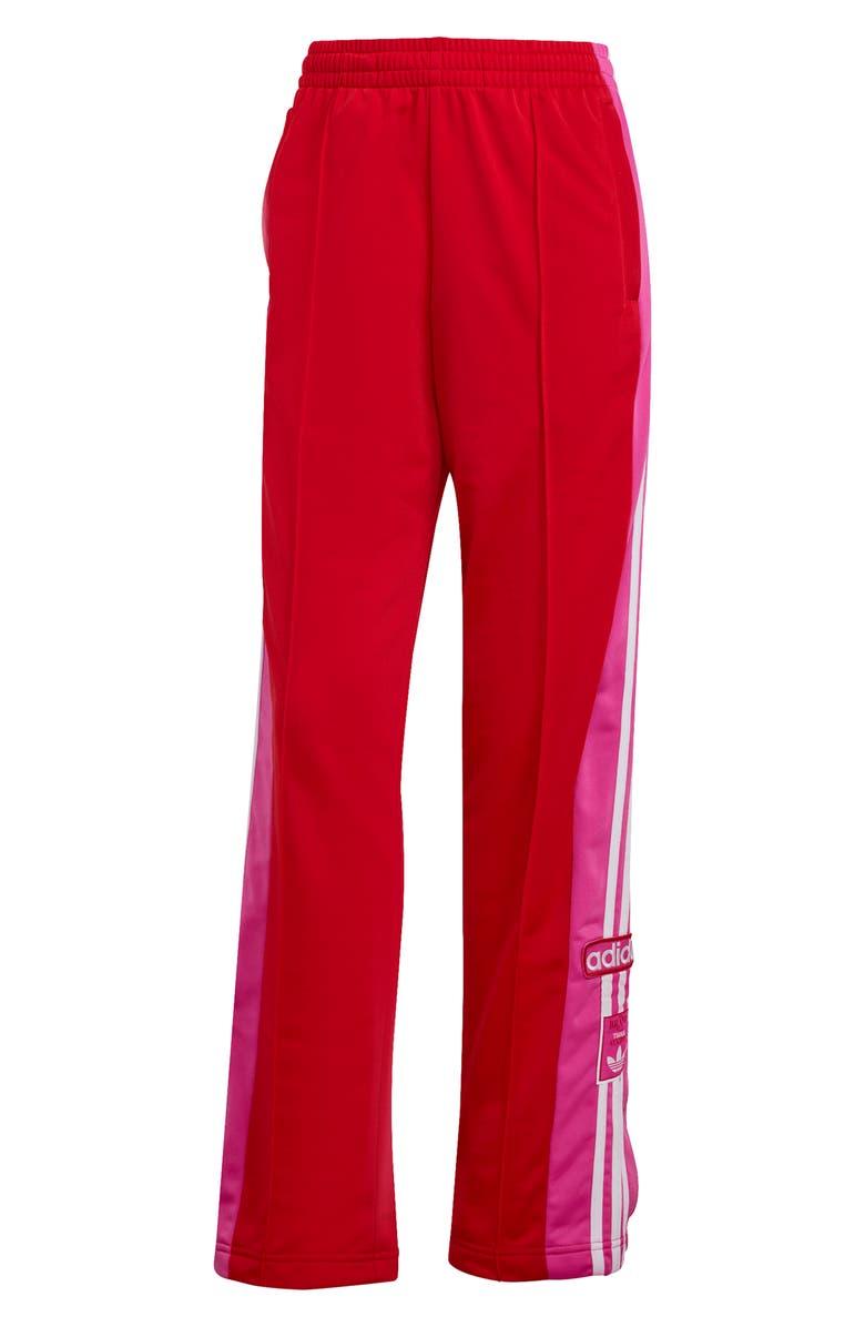 adidas Adibreak Recycled Polyester Track Pants, Alternate, color, Scarlet/ Semi Lucid Fuchsia