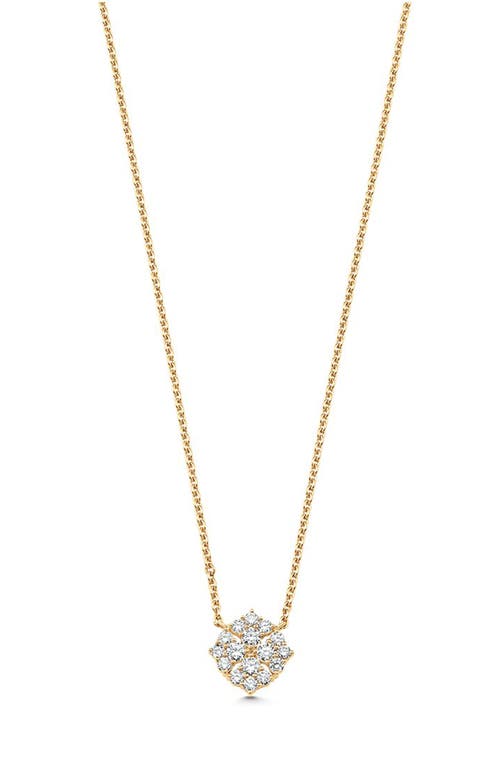 Sara Weinstock 18k Yellow Gold Flora Diamond Pendant Necklace In Yellow Gold