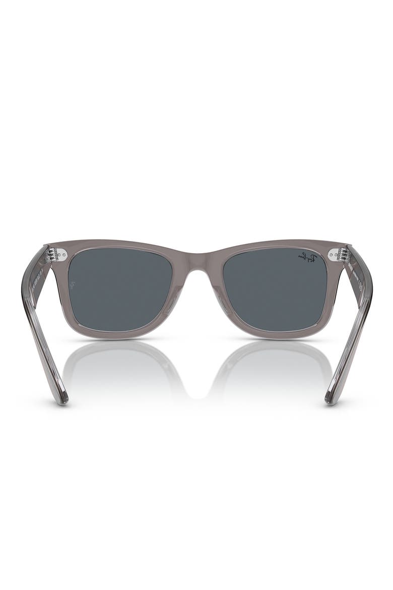 Classic 50mm Wayfarer Sunglasses, Alternate, color, BLUE GREY