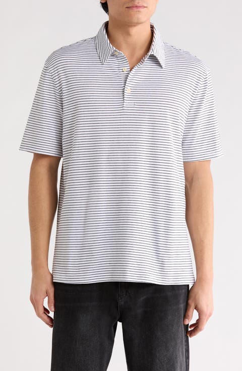 Bryce Stripe Cotton Polo