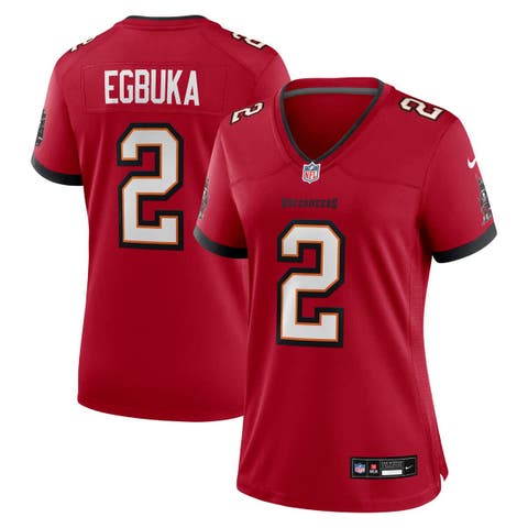Women
s Nike Emeka Egbuka  Red Tampa Bay Buccaneers Team  Game Jersey