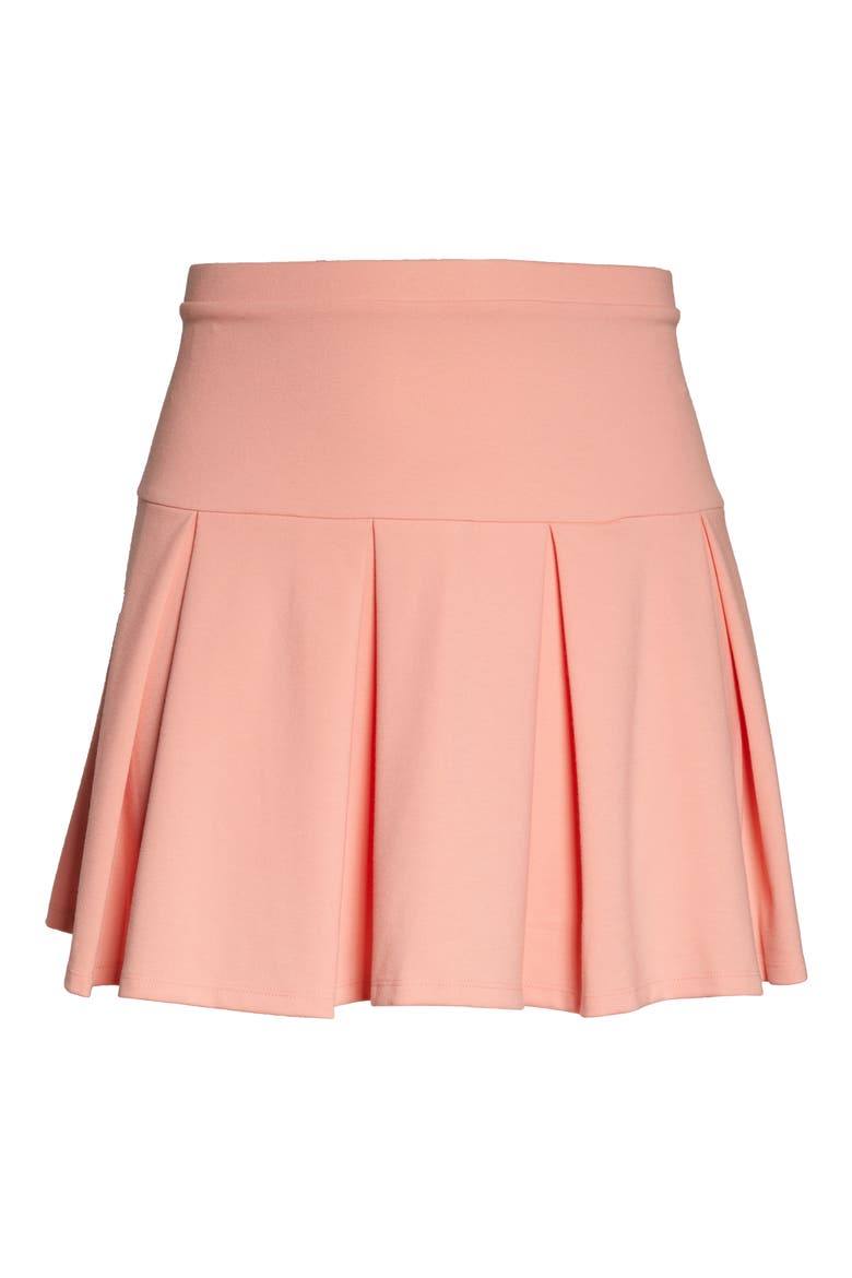 BP Knit Tennis Skirt, Alternate, color, PINK PUDDING