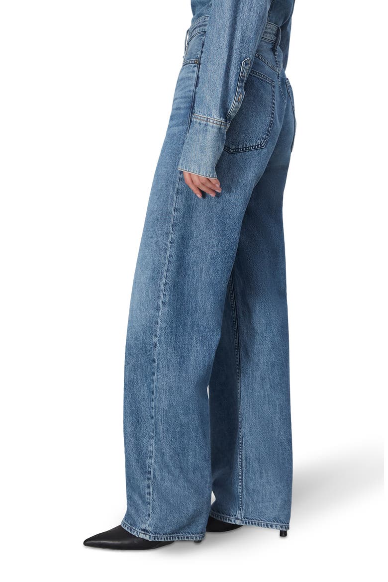 Featherweight Logan Wide Leg Jeans, Alternate, color, RIVER