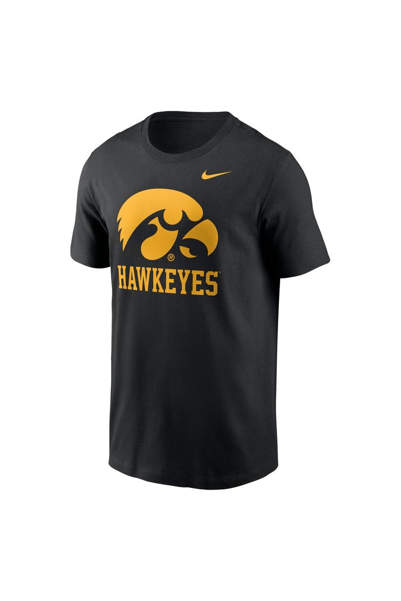 Men's Nike  Black Iowa Hawkeyes Primetime Logo Mantra T-Shirt, Alternate, color, Black