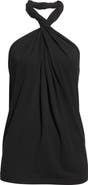 TOTEME Twisted Jersey Halter Top