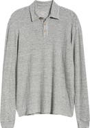 ALEX CRANE Linen Long Sleeve Polo