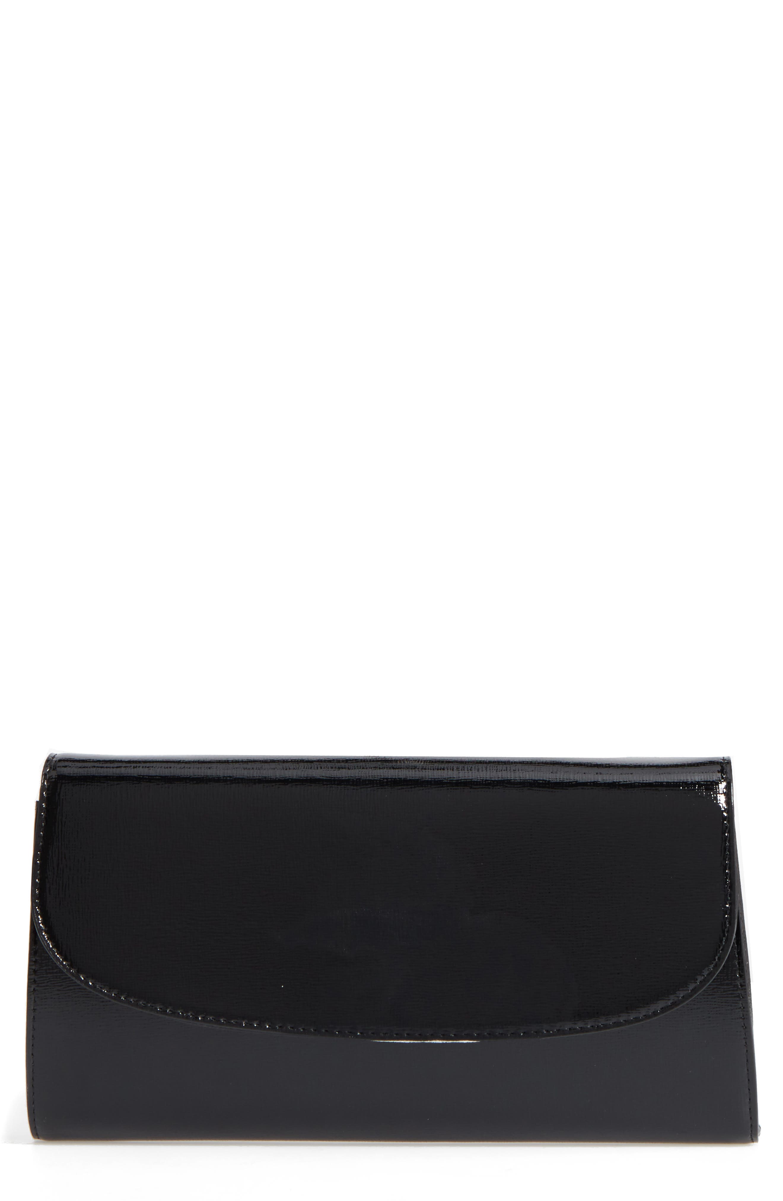 14th & Union Leather Clutch, Main, color, 