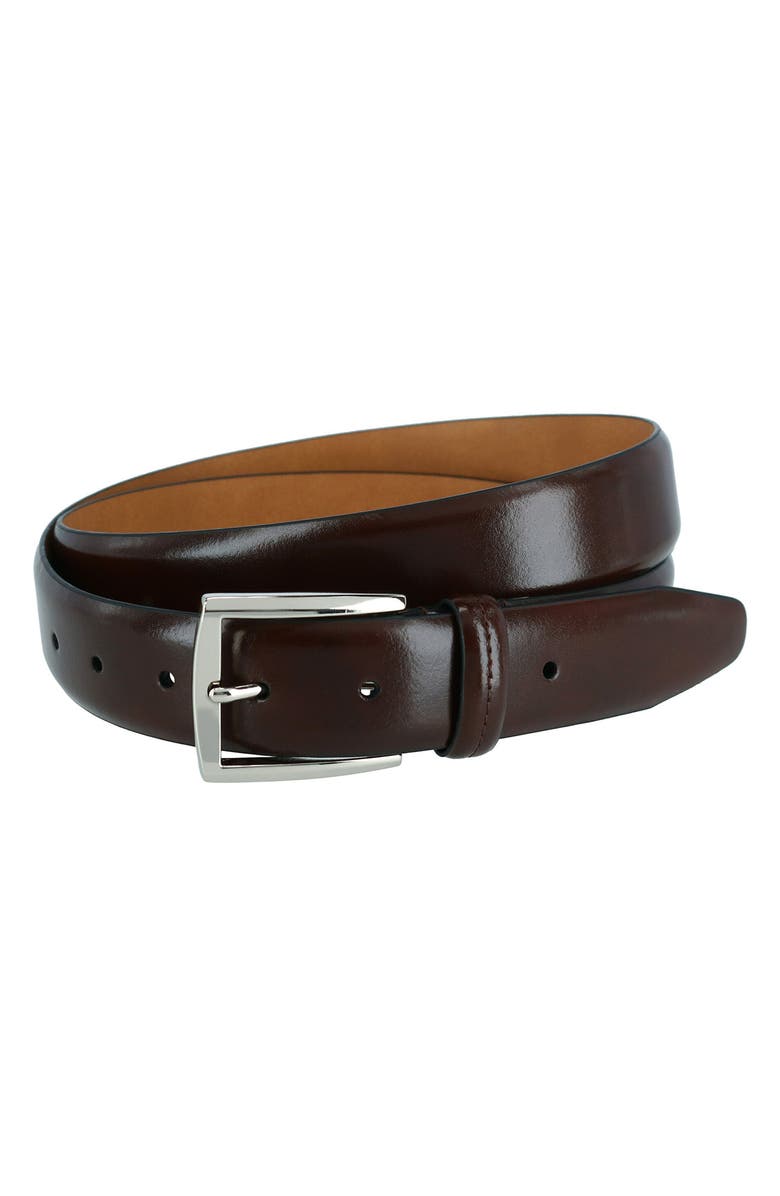 Trafalgar Everyman's Leather Dress Belt, Main, color,