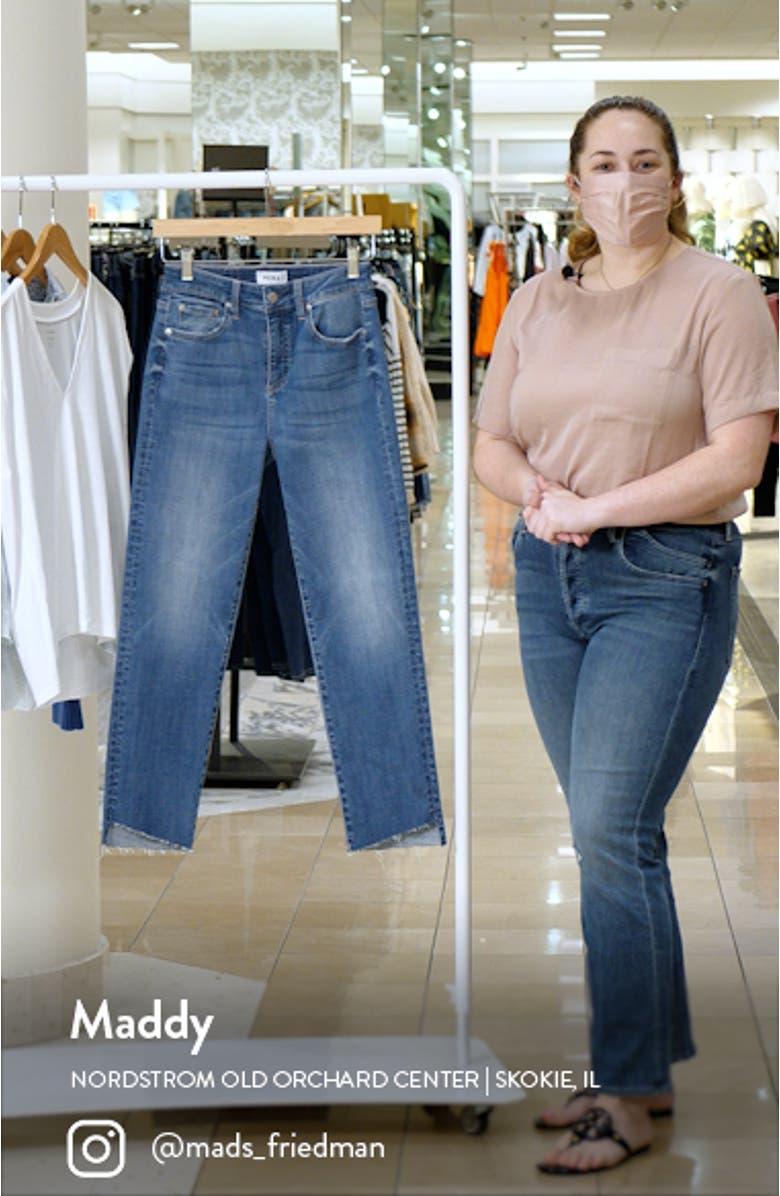 Monroe High Waist Slim Cigarette Jeans, sales video thumbnail