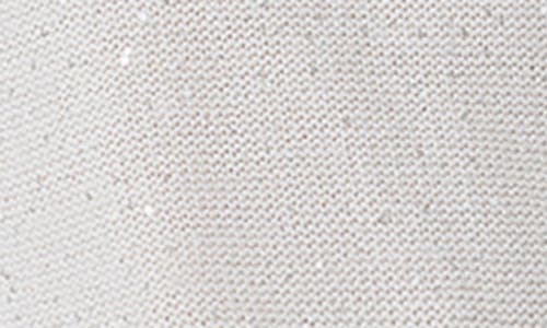 AKRIS AKRIS MICROSEQUIN LINEN BLEND SLEEVELESS SWEATER