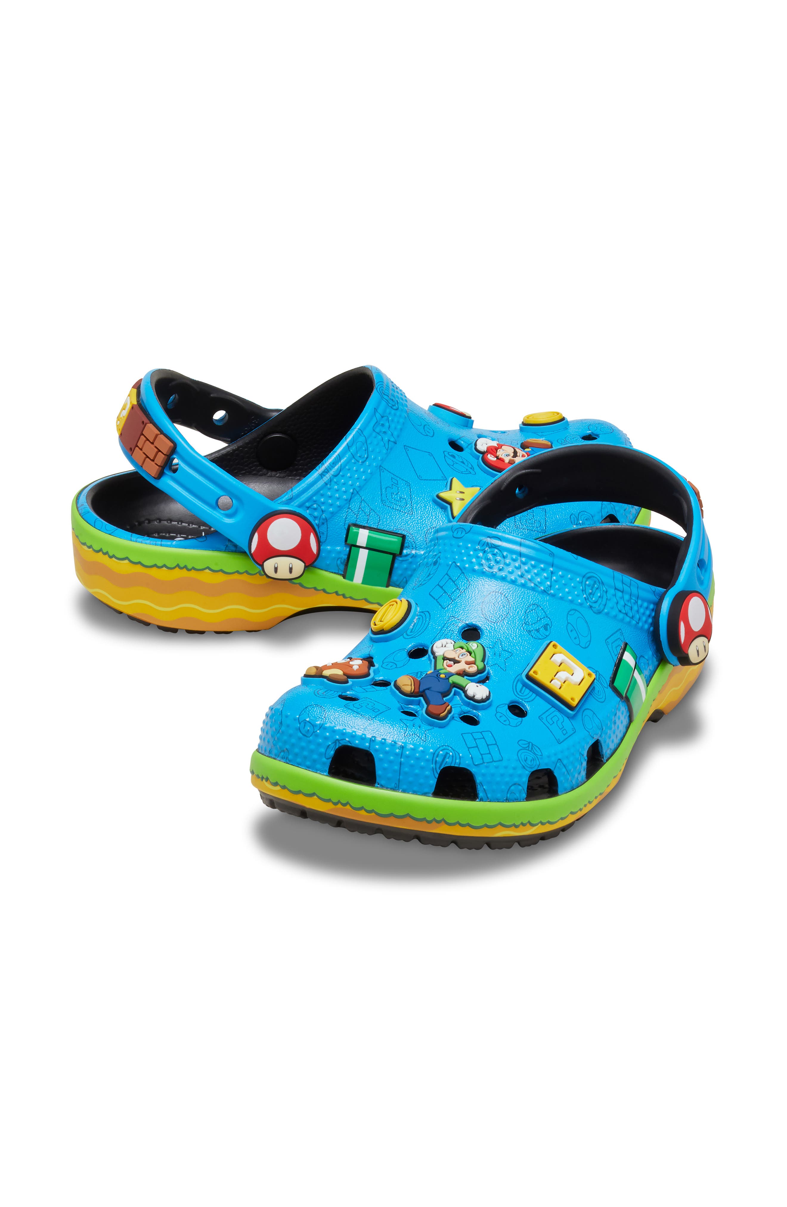 Kids' Super Mario™ Core Classic Clog, Alternate, color, BLUE MULTI