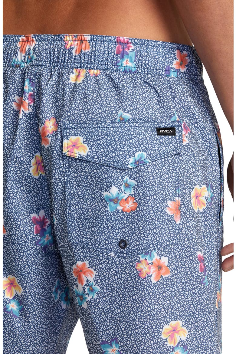 Barnes Tropical Print Shorts, Alternate, color, GARAGE BLUE