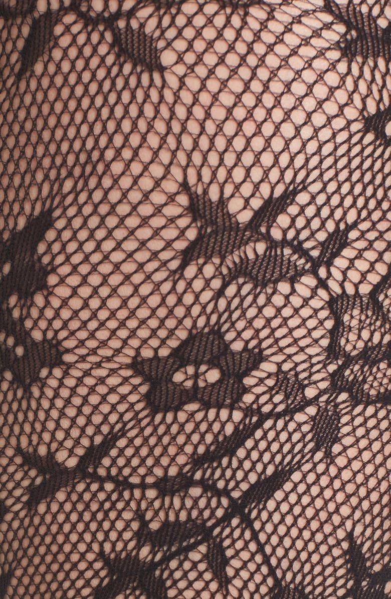 DKNY Lace Tights, Alternate, color, 