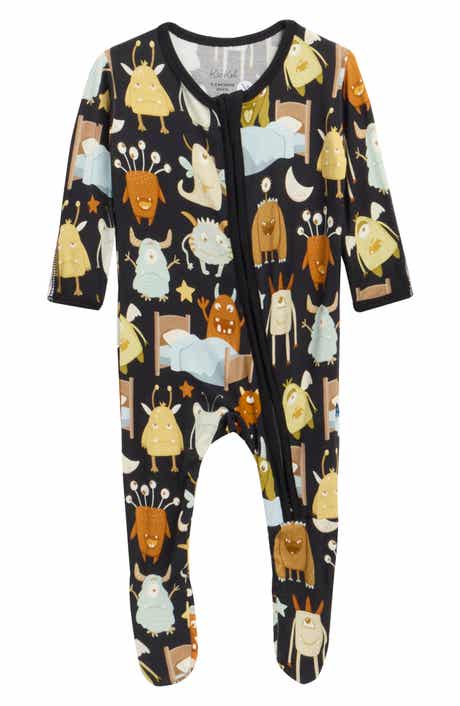 Print Zip Footie