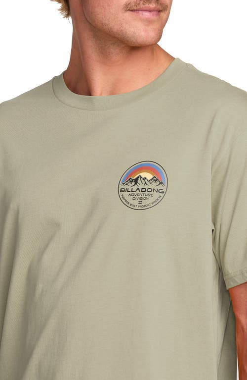 Billabong Rockies A/div Short Sleeve Graphic T-shirt In Green
