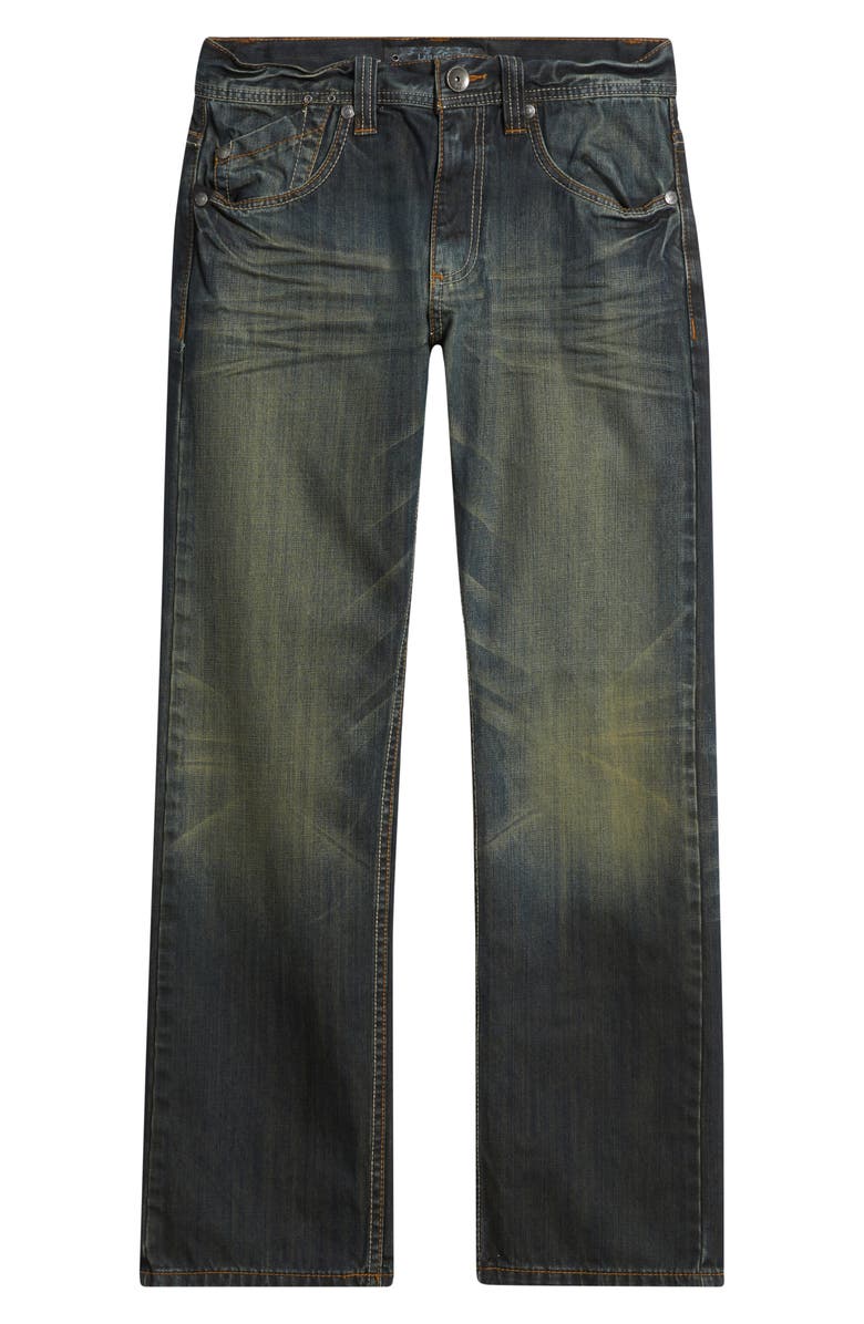 LEVEL 7 Relaxed Straight Leg Jeans, Alternate, color, Rustic