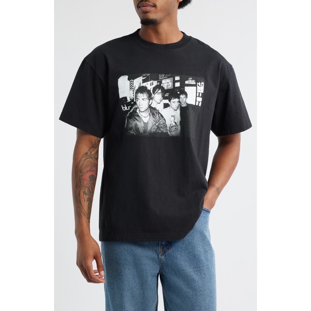 Id Supply Co Wmx Blur Nights Graphic T-shirt In Black