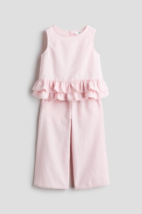 2-piece linen-blend set