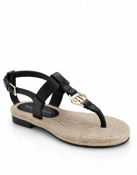 Nappa Sandals Rope Hexagon Women