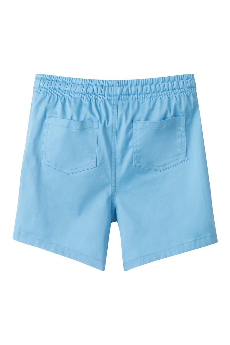 Kids' Stretch Cotton Twill Shorts, Alternate, color, BLUE TWILL