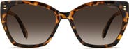Polaroid 56mm Polarized Butterfly Sunglasses